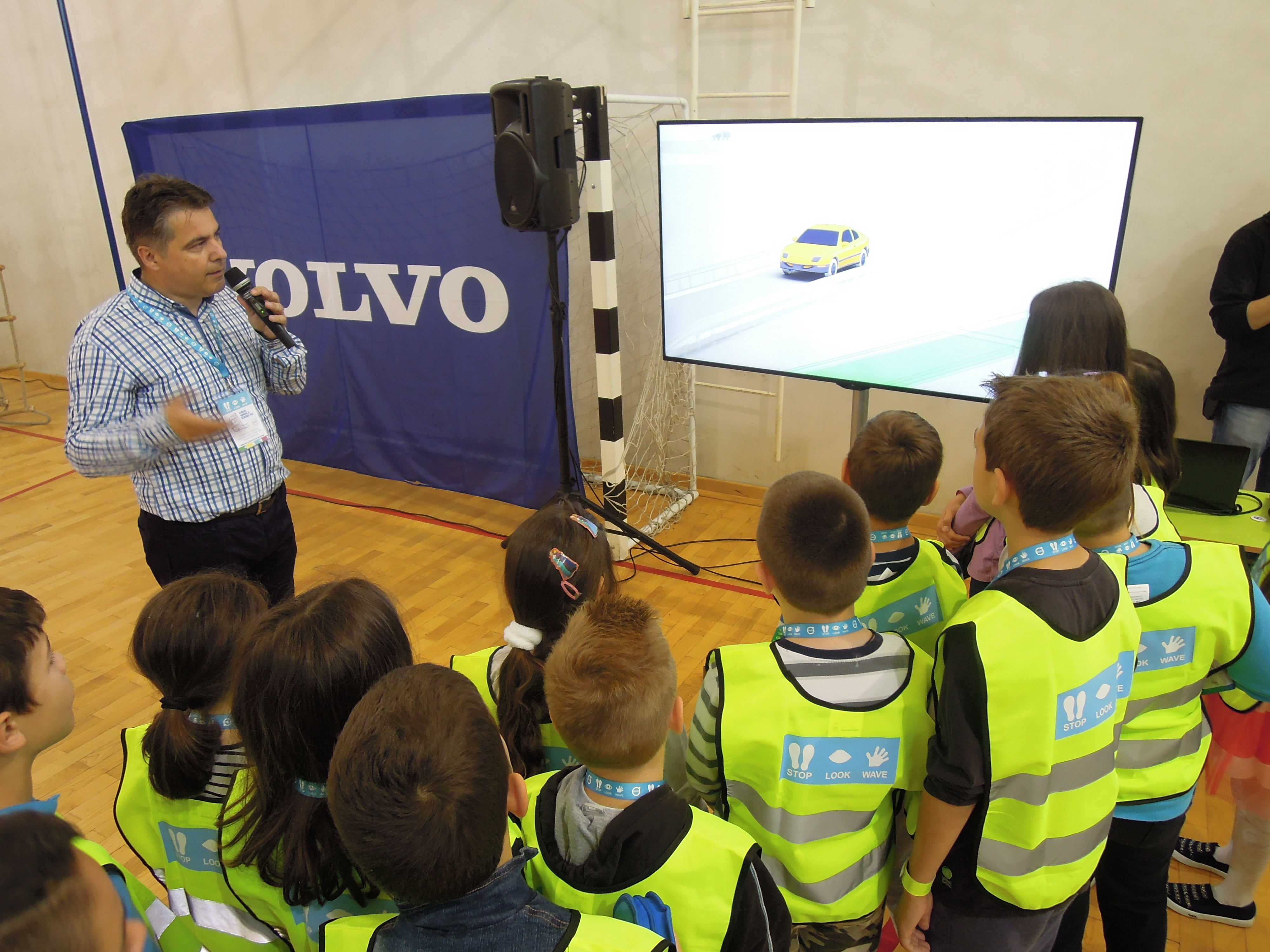 Volvo – edukativne radionice za decu - Stop, Look, Wave, organizovane u saradnji sa Event Plannerom